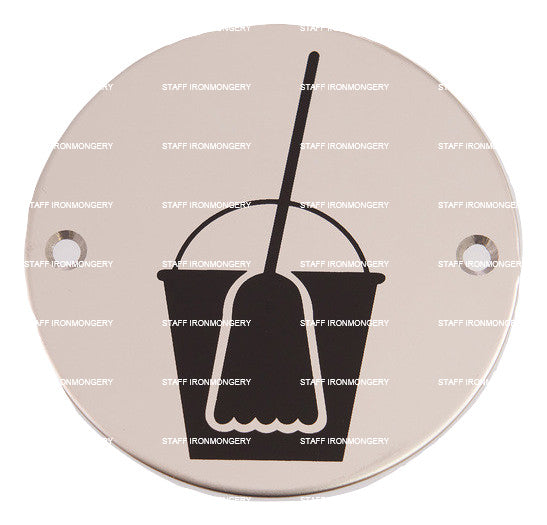 Bary Clean (Mop and Bucket) Sign Aluminium