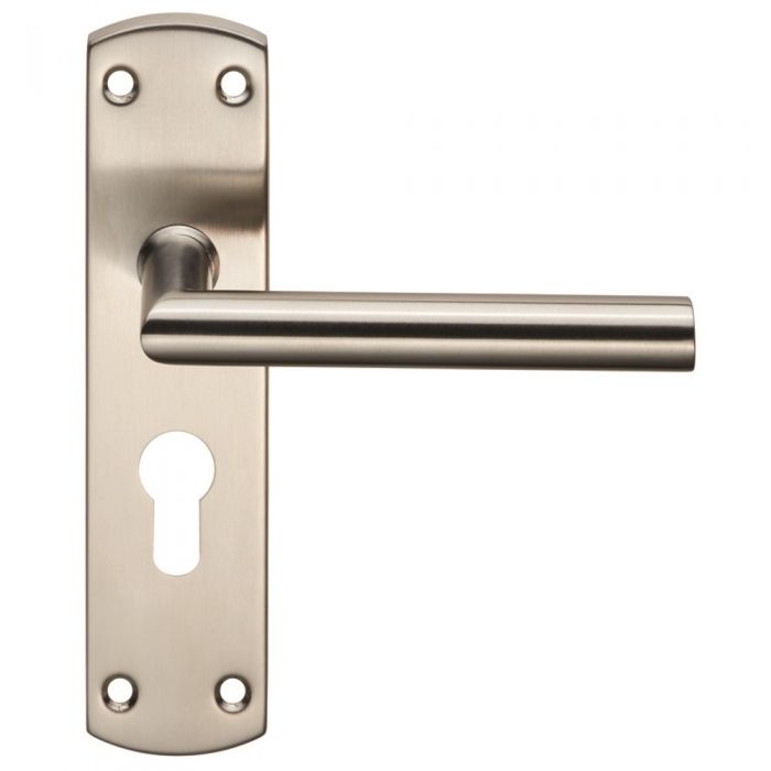 Eurospec CSLP1162B MITRED Lever on Latch Backplate