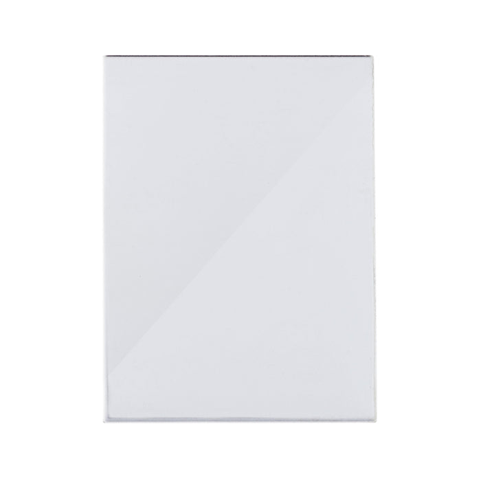 Bary - Flat Plate - Blank- Adhesive - Polished Stainless Steel
