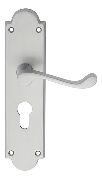 Carlisle M68U VICTORIAN SHAPED SCROLL Lever on Lock Backplate