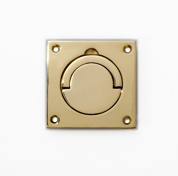 Bary Squash Court Handle SCH 89x89mm Polished Brass