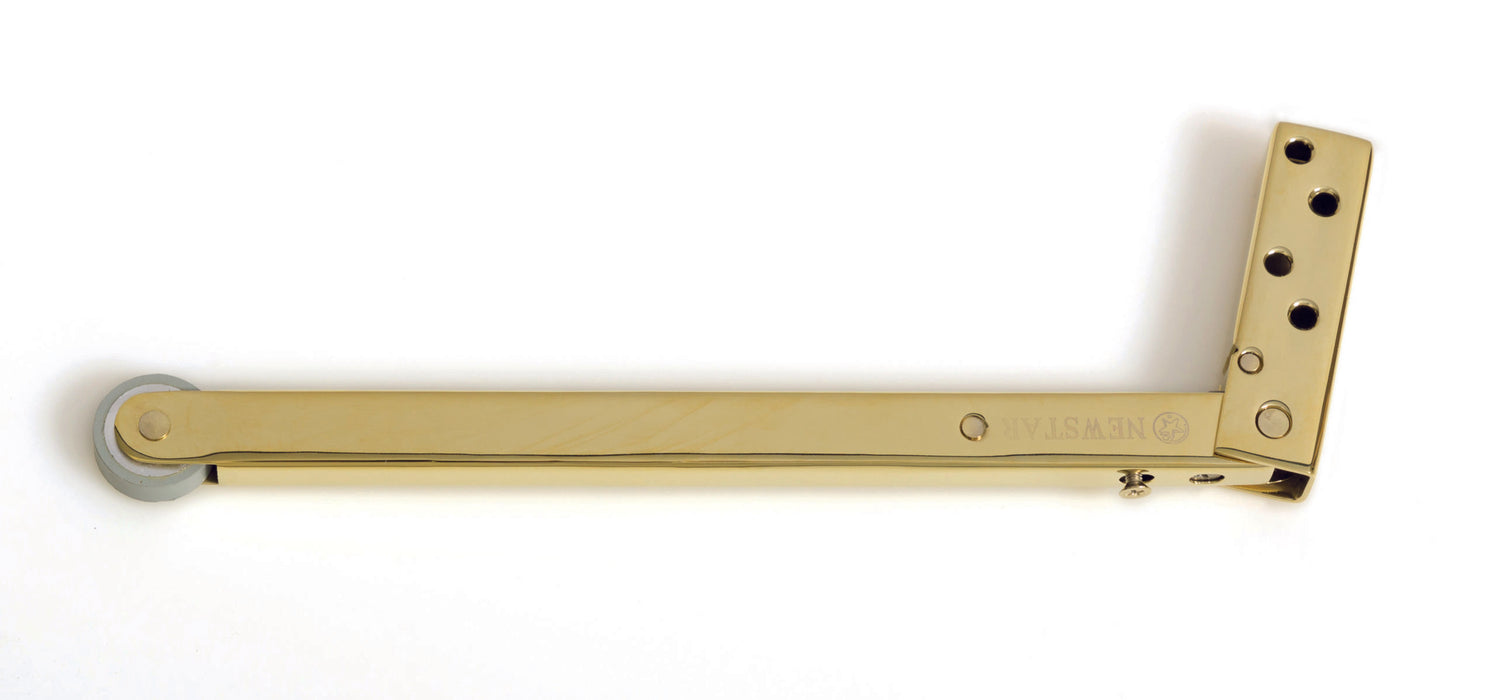 BARY® Roller Arm Door Selector  - Polished Brass