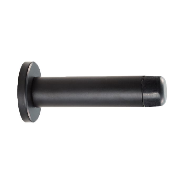 Carlisle Brass Cylinder Pattern Door Stop On Rose