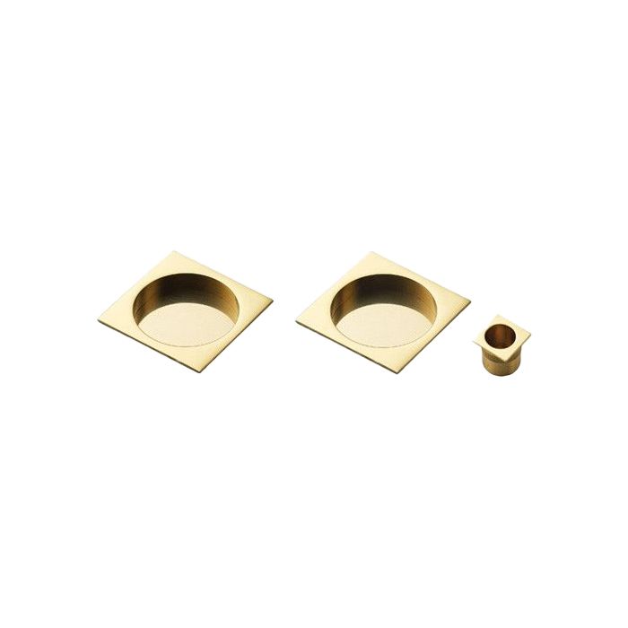 Carlisle Brass Manital Square Sliding Door Rose with Flush Pull