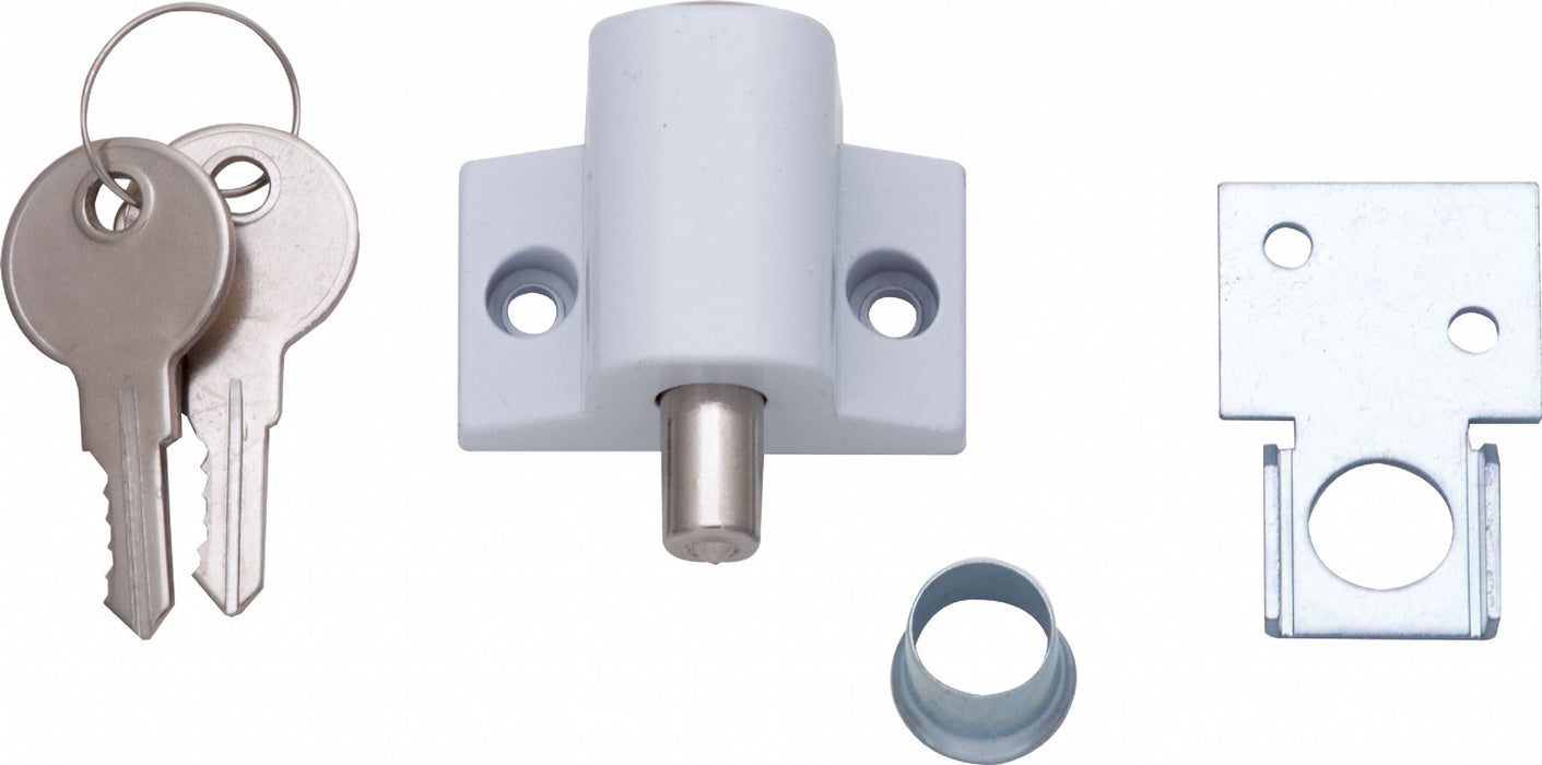 Bary Patio Door Bolt WB.WHT