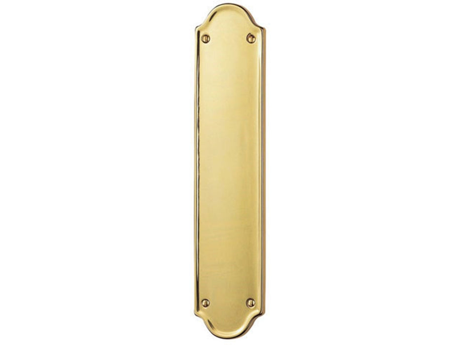 Carlisle Brass DL20 Shaped End Finger Plate