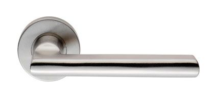 Carlisle Brass  STEELWORX STAINLESS STEEL DESIGNER LEVER ON SPRUNG ROSE