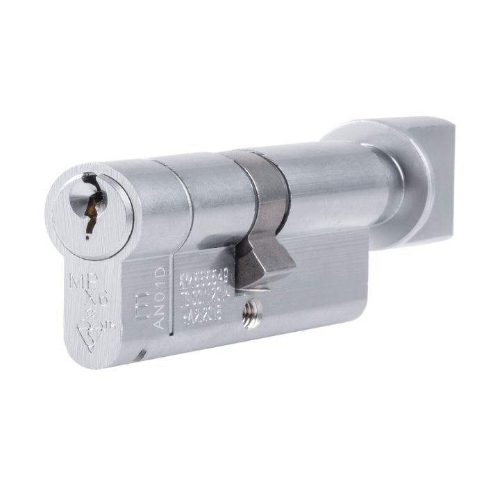 Carlisle Brass MPX6 70mm Euro Cylinder & Turn - KA CYF74370