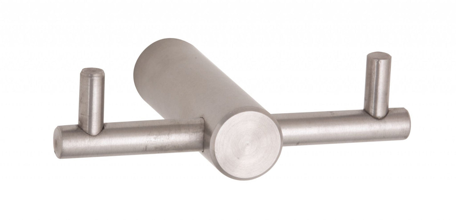 Bary Double Robe Hook Stainless Steel