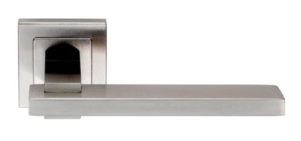 Carlisle Brass Steel Worx 304 Stainless Steel Flat Lever on Sprung Rose