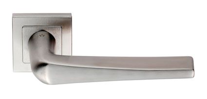 Carlisle Brass Steel Worx 304 Stainless Steel Shaped Lever on Sprung Rose