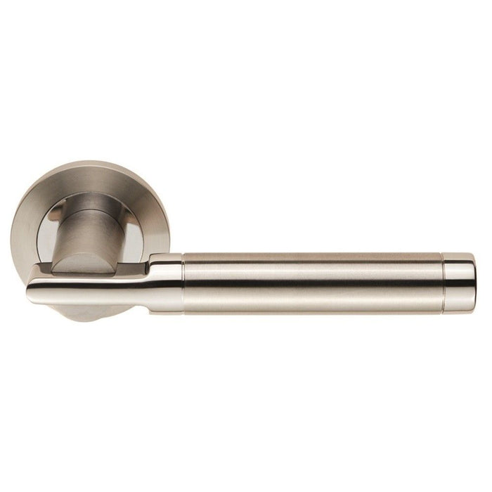 Carlisle Brass Steelworx Berna Solid Lever on Round Rose