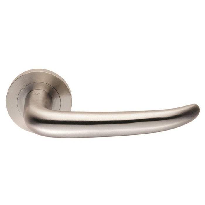 Carlisle Brass Steelworx Luenza Lever on Round Rose