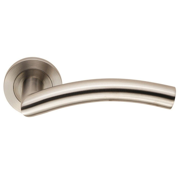 Carlisle Brass Steelworx Dresda Lever on Round Rose