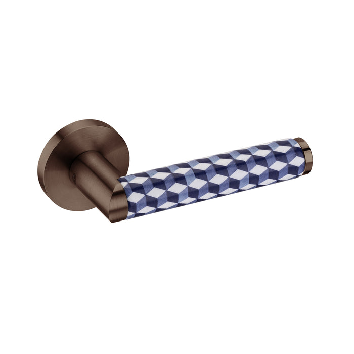 JNF Link Collection Link Porcelana Porto Door Lever Handle IN.00.445