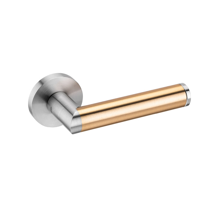 JNF Link Collection Link Brass Door Lever Handle IN.00.45