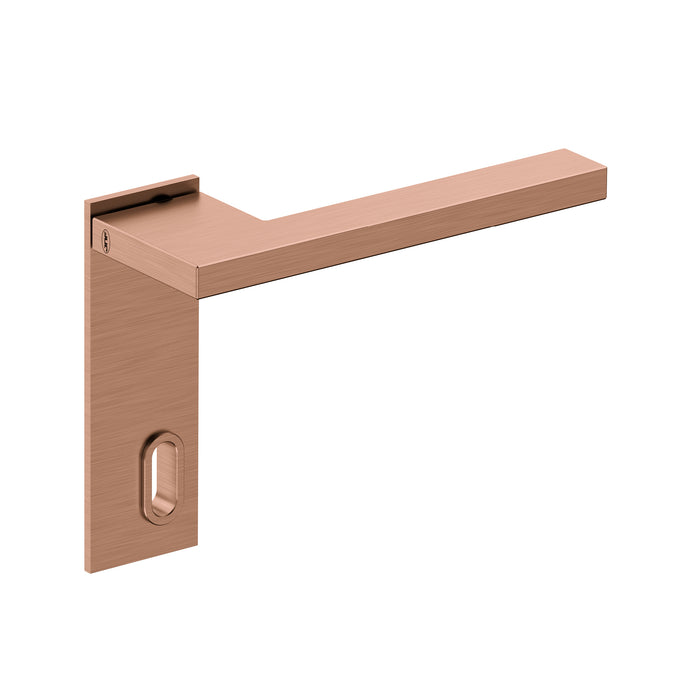 JNF Slim Square Door Lever Handle with Plate IN.00.435.PR