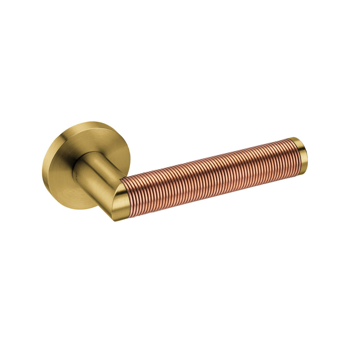 JNF Link Collection Link Copper Door Lever Handle IN.00.409