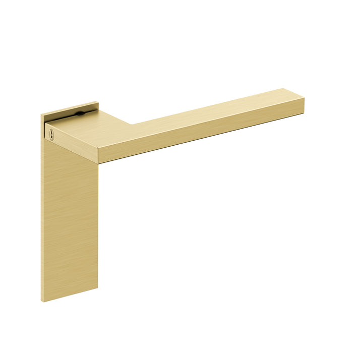 JNF Slim Square Door Lever Handle with Plate IN.00.435.PR