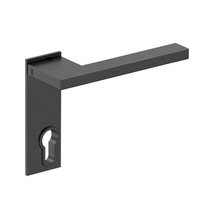 JNF Slim Square Door Lever Handle with Plate IN.00.435.PR