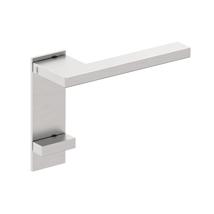JNF Slim Square Door Lever Handle with Plate IN.00.435.PR