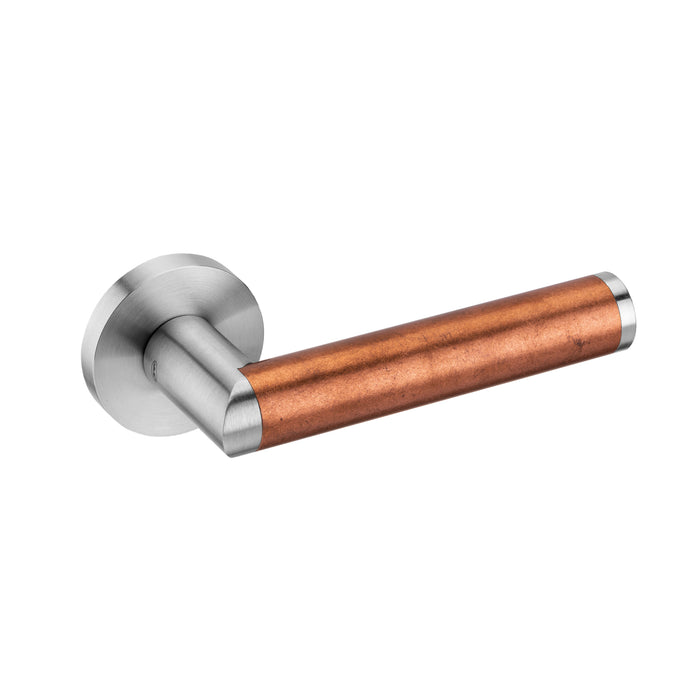JNF Link Collection Link Copper Door Lever Handle IN.00.409