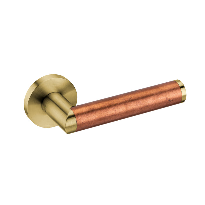 JNF Link Collection Link Copper Door Lever Handle IN.00.409