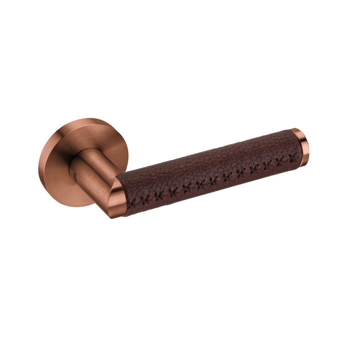 JNF Link Collection Link Leather Door Lever Handle IN.00.452