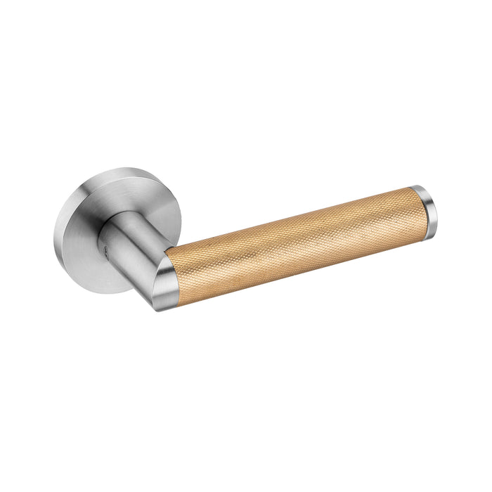 JNF Link Collection Link Brass Door Lever Handle IN.00.45