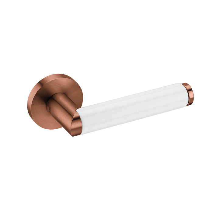 JNF Link Collection Link Porcelana White Door Lever Handle IN.00.447