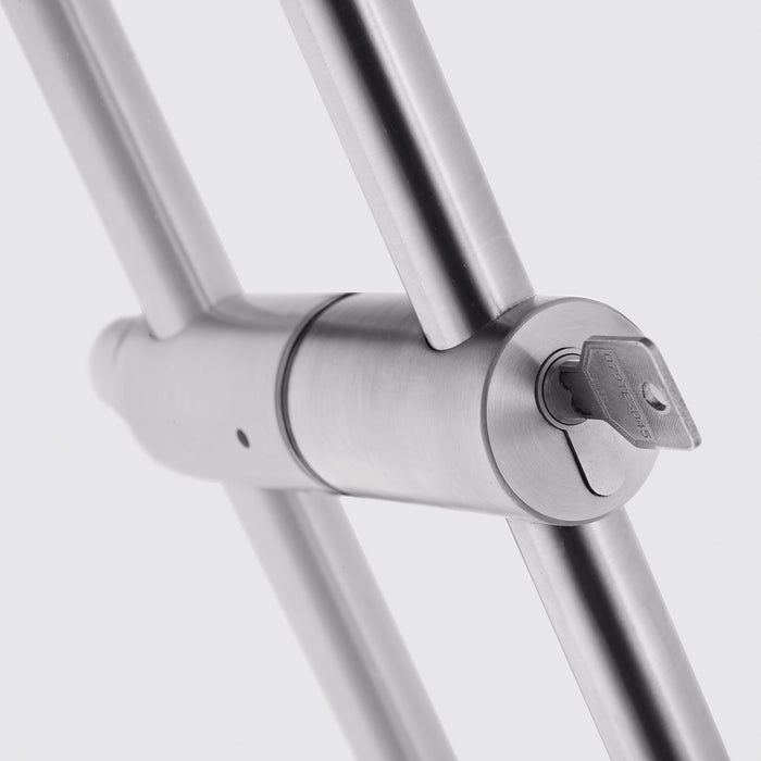 JNF Double Door Handle with 2 Point Lock for Glass Doors IN.07.103.D