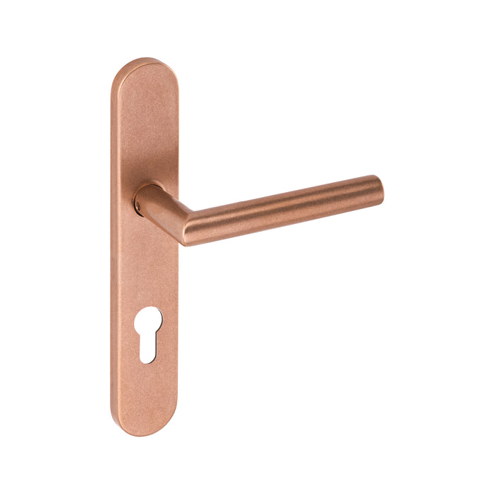 JNF Times Bronze Material Door Lever Handle with Plate BZ.03.009
