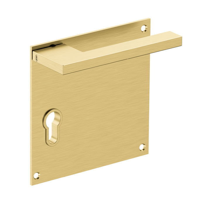 JNF Slim Square Door Lever Handle with Plate IN.00.432.PQ