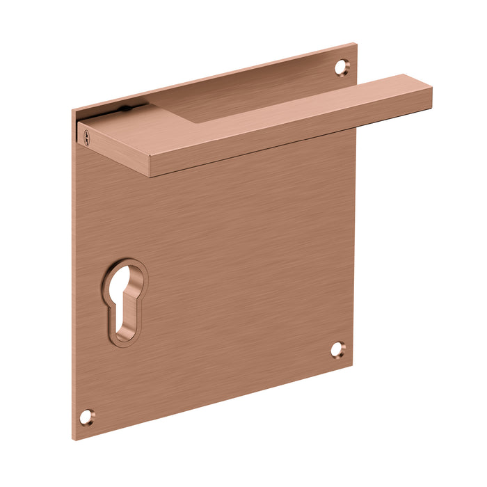 JNF Slim Square Door Lever Handle with Plate IN.00.432.PQ