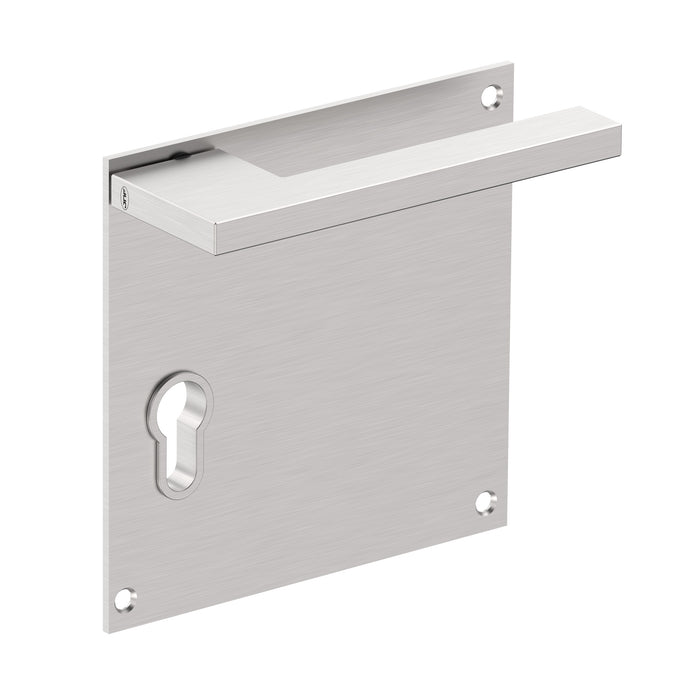 JNF Slim Square Door Lever Handle with Plate IN.00.432.PQ