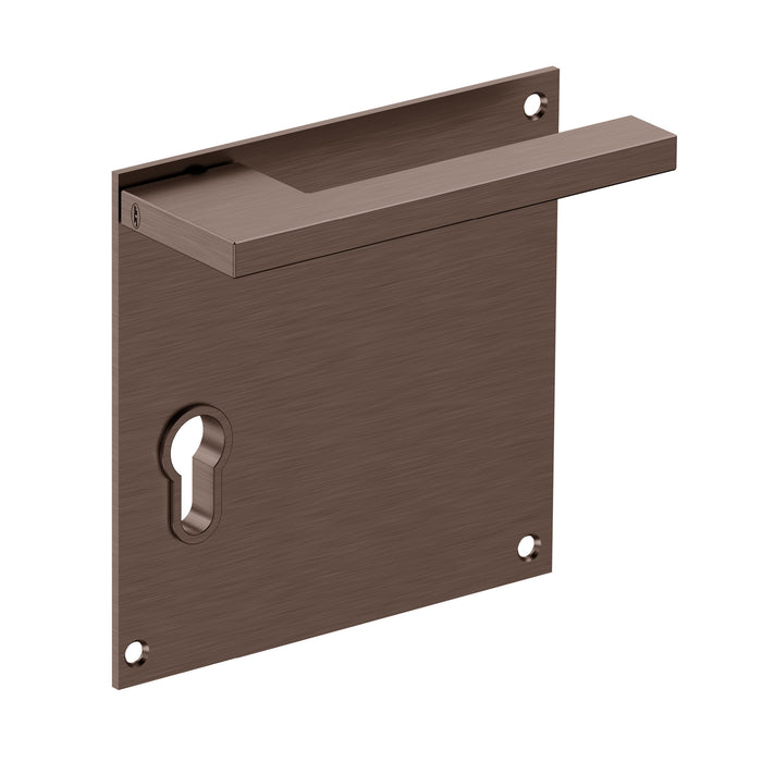 JNF Slim Square Door Lever Handle with Plate IN.00.432.PQ