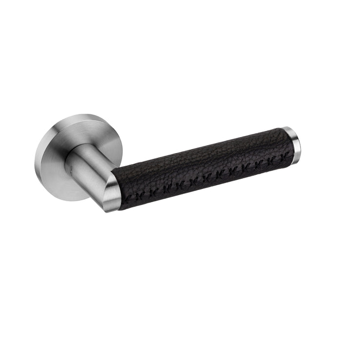 JNF Link Collection Link Leather Door Lever Handle IN.00.452