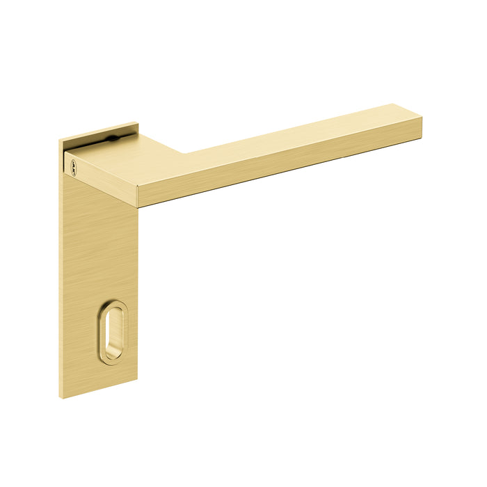 JNF Slim Square Door Lever Handle with Plate IN.00.435.PR