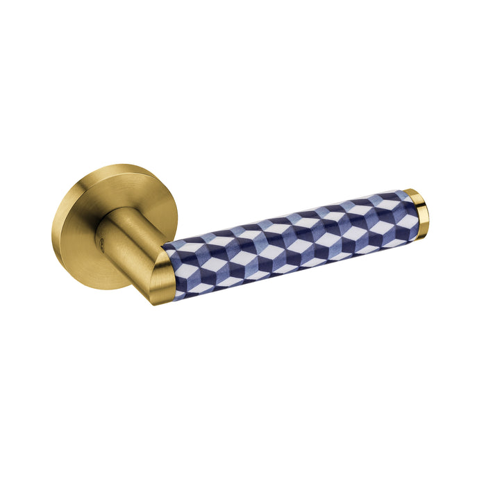 JNF Link Collection Link Porcelana Porto Door Lever Handle IN.00.445