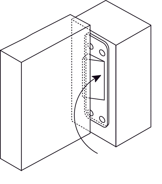 BARY&reg; Cubicle Pivot Set - Emergency Release Door Stop Pin Lock C-5-C