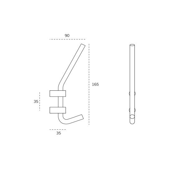 JNF Fine Series Wall Hook IN.14.528