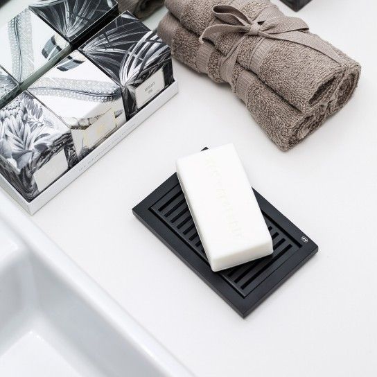 JNF Slim Black Series Soap Holder IN.44.206