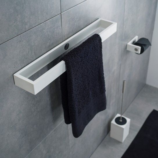 JNG White Q Series Towel Holder IN.52.400
