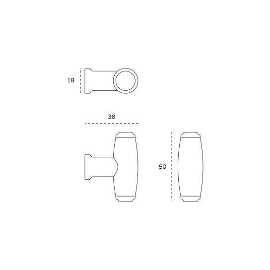 JNF Furniture Knob IN.22.490
