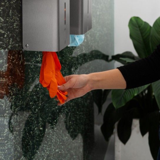 JNF Wall Dispenser for Face Masks or Disposable Gloves in.60.569