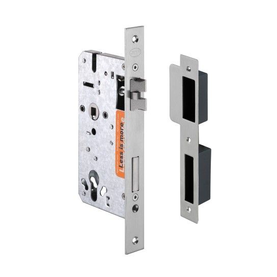 JNF Mortise Door Lock for European Cylinder 60mm SSS IN.20.895