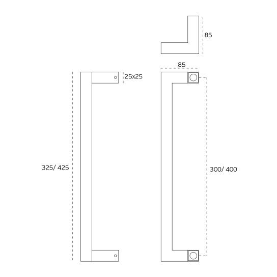 JNF Double Door Pull Handle IN.07.008