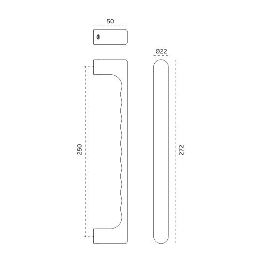JNF Tokyo Double Door Handle IN.07.177.D