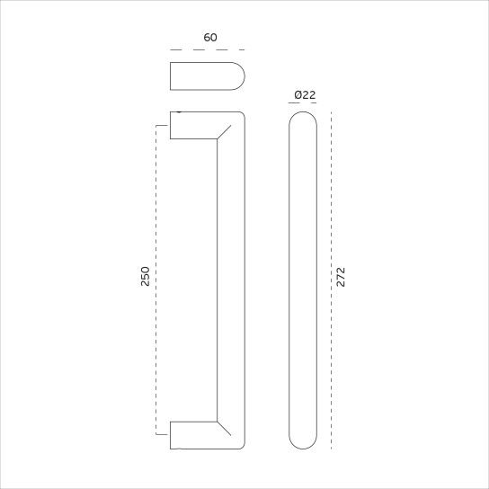 JNF Yokohama Double Door Handle IN.07.179