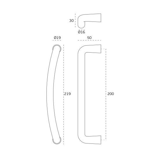 JNF Double Door Handle IN.07.004